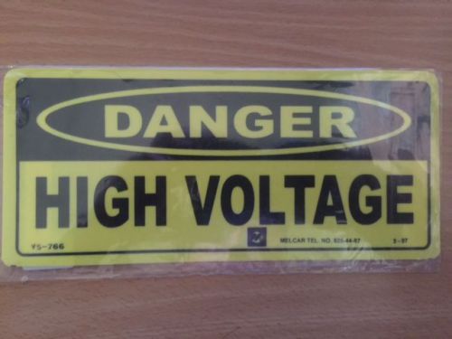 DANGER HIGH VOLTAGE SIGNAGE