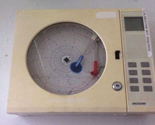 DICKSON  THDX TEMPERATURE HUMIDITY RECORDER MODEL 8&#034;