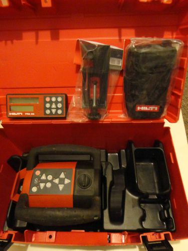 VERY NICE CONDITION HILTI PR 26 GREEN ROTARY LASER IN CASE INTERIOR EXTERIOR