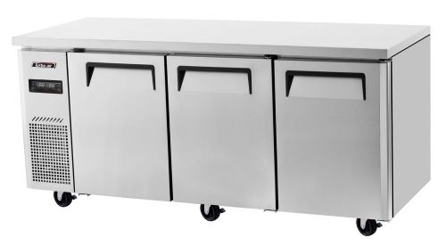 Turbo Air JURF-72, 3 Door Dual Temperature Undercounter Freezer