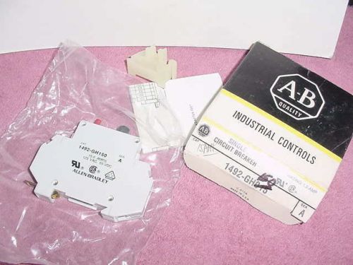 *NEW* ALLEN BRADLEY 1492-GH150  15 AMP 1-POLE BREAKER **FREE SHIP USA**