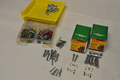 POWERS SLEEVE ANCHOR Drywall Concrete Masonry HILTI Screw LOT Assortment NEW!