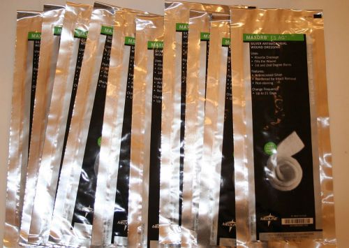 Medline MAXORB ES AG CMC/ALGINATE RIBBON SILVER MSC1918EP .75INX18IN, 10 PIECES