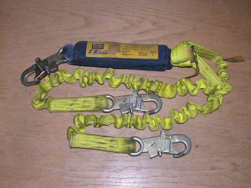 DBI SALA EZ STOP II ELASTIC 6700D6  6&#039; TWIN LEG SHOCK ABSORBING LANYARD 310 LB