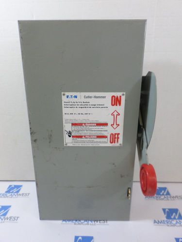 Cutler Hammer DH361UGK  30 amp 600 volt Nema 1 Non fused safety switch