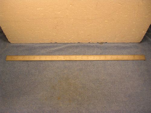 L.s. starrett company no. 16 grad machinists 24&#034; slotted scale rule ruler nr! for sale