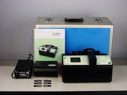 Ericsson FSU 995 FA Complete Set of Fusion Splicer with Erricson EFC 11 Cleaver