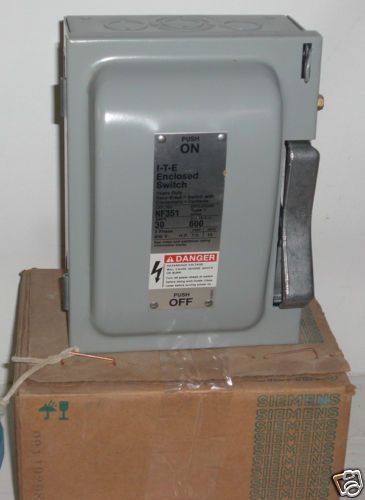 Siemens ITE Enclosed Switch HeavyDuty Vacu-Break Switch