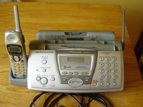 PANASONIC KX-FP376 2.4GHz CORDLESS TELEPHONE/ANSWERING SYSTEM/FAX MACHINE