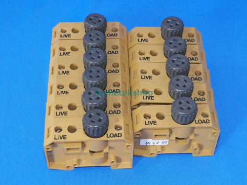 Weidmuller SAKS4/35 Fuse Terminal Block, 16 A (Lot of 11 pieces)