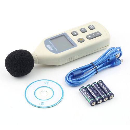 Digital sound pressurester level meter 30-130dbl usb noise measurement hg for sale