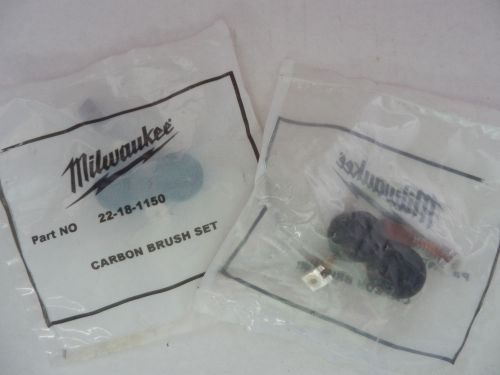 Milwaukee Carbon Brush Set (NOS) #22-18-1150 for Hammer Drill