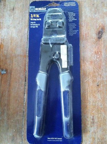 New Kobalt Crimp Ring PEX Crimper 3/4&#034; Tool Kit Crimper