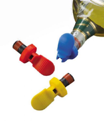 Bottle stopper, 3 pack, plastic for sale