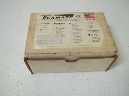 TEXMATE MODEL DI-45U PANEL METER *NEW IN A BOX*