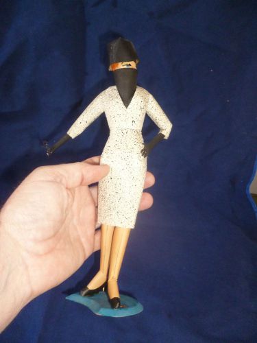 Vintage Mod Paper Doll Marquette 1963 Mannequin P.Q. Mack designer [London] 11&#034;