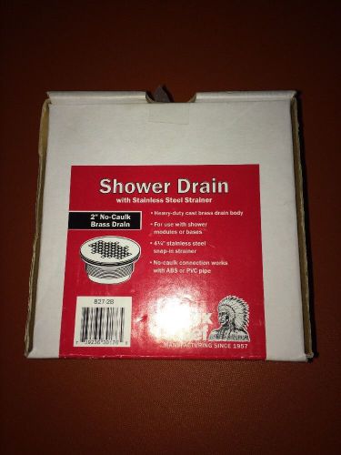 2&#034; Brass Shower Drain 827-2B