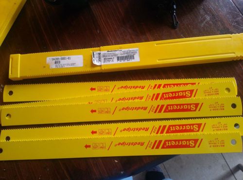 STARRETT REDSTRIPE HIGH SPEED STEELE POWER HACKSAW BLADES 18 X 1.1/2 (RS1806-7)