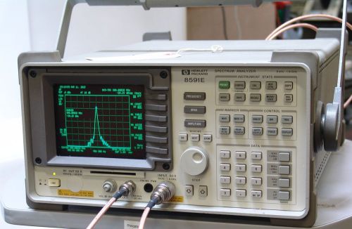 HP Agilent 8591E Spectrum Analyzer 9kHz - 1.8 GHz w Options 021 &amp; 130