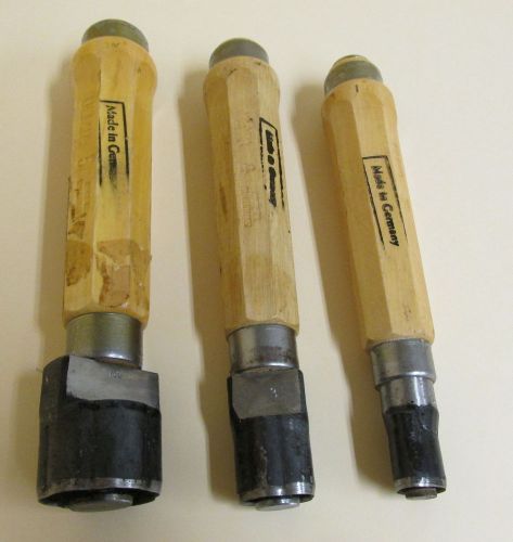 ULMIA German Made Veneer Punches Set Of 3            41216B