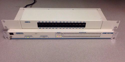 Adtran MX2800 Multiplexer Mux With 28 Port Patch Panel