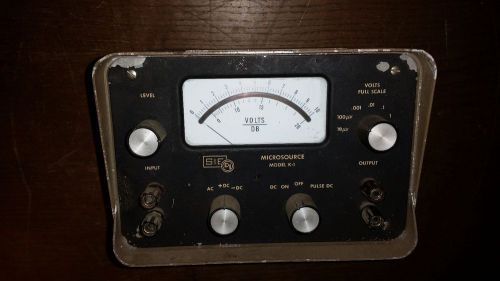 SIE Southwestern Industrial Dresser Signal Generator Model K-1 Microsource Volts