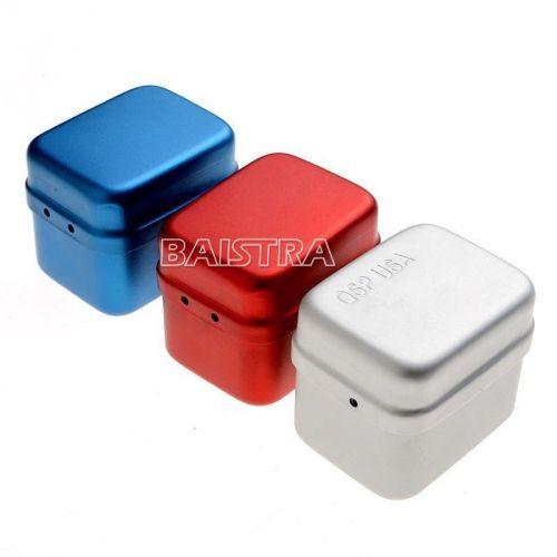 3 Pcs Dental 30 holes High Speed Bur Disinfection Box #B001 3 Color Autoclave