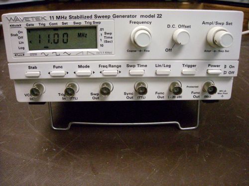 Wavetek model 22 stabilized function generator - working for sale