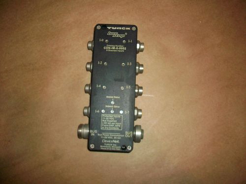 TURCK BUS STOP DEVICENET HUB  CDN-IM-8-0002   8 DISCRETE INPUTS