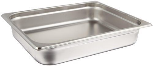 Carlisle 608122 DuraPan Heavy 22-Gauge 18-8 Stainless Steel Half-Size Food Pan