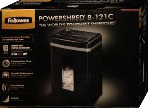 Fellowes B-121C Cross-Cut Professional Paper Shredder