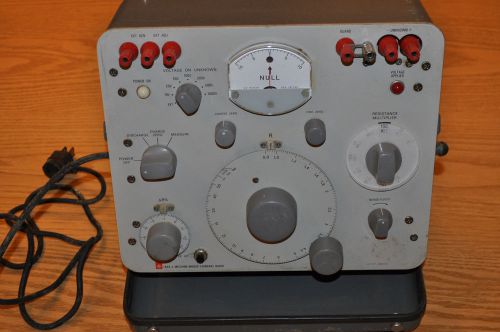 General radio 1644 a megohm bridge for sale