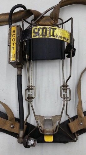 Scott 2.2 Wire Frame air pack SCBA Harness 2216 Air Pak low pressure