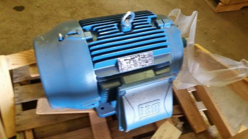 WEG 04018ET3E324T-W22 3PH 30 HP ELECTRIC MOTOR 1775 RPM 324T TEFC 208-230/460 V