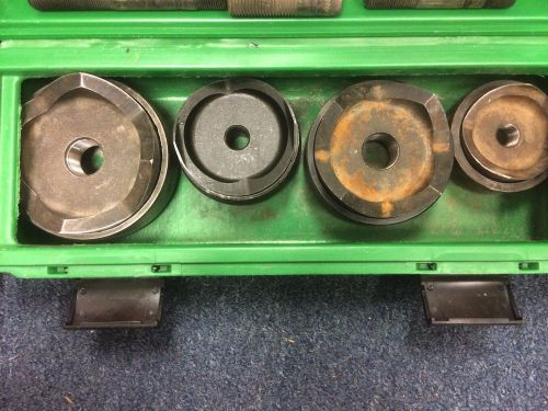 Greenlee 2 1/2-4inch Knock Out 4 total in case