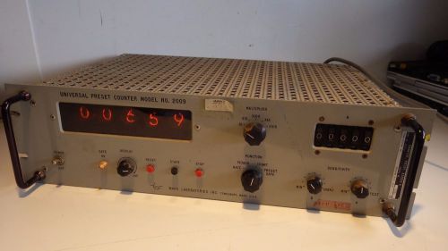 Wang Laboratories INC Universal Preset Counter Model 2009 - SEE INSIDE