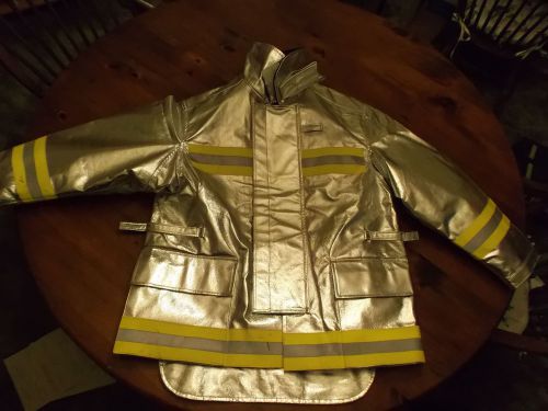 Extreme Hi-Temp Fire Department Safety Gear Memorabilia Rescue Entry Coat, XL