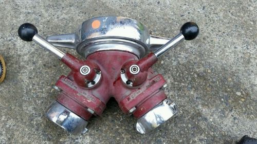 Fire truck Akron Suction Siamese 5 inch NH/ 2 1/2 inch NH fire truck ball valve