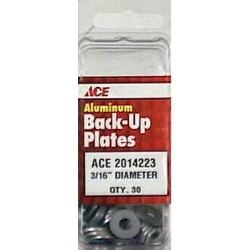 Rivets Backup Plates, Aluminum 3/16&#034;, 30 Pack ACE Pop Rivets 2014223A