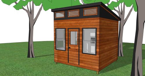 12&#039; x 12&#039; Modern &#034;Shed&#034; kit for Man Cave, She Shed, workshop, studio, pet condo