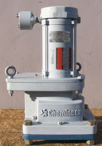 Chemineer 3CTD-2 Turbine Agitator Mixer Gear Motor 2HP