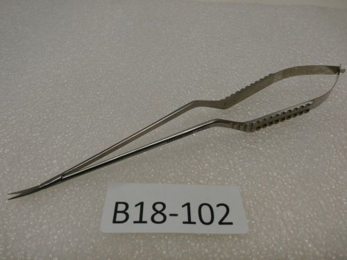 REDMOND YASARGIL Scissors 9.5&#034; Curved Bayonet Shape Microsurgery Instruments