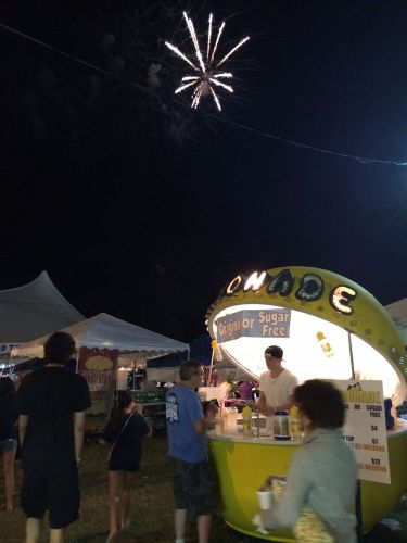 Giant Lemon Concession Stand Kiosk Cart Lemonade