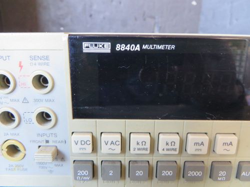 Fluke 8840A DMM 5 1/2 Digital Mulitimeter KHDG