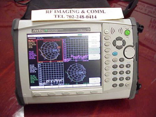 ANRITSU MS-2028B 20GHZ MICROWAVE VNA MASTER-SAME SPEC AS S820D