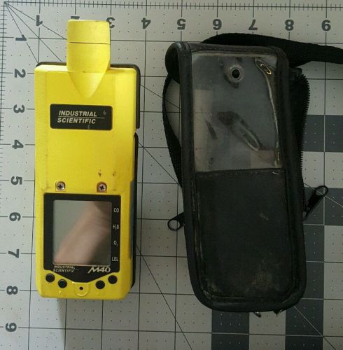 Industrial scientific m40 gas detector with sp40 sample pump. Unit only. Unteste