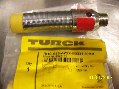 TURCK PROXIMITY SWITCH-NEW   Ni10-G12-AZ3X-B3331  50mm