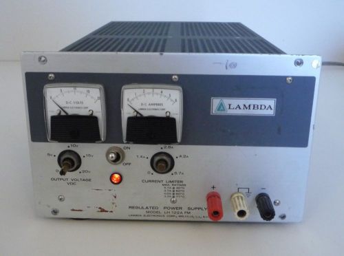 Lambda LH-122A-FM LH122AFM Regulated Power Supply 7502C