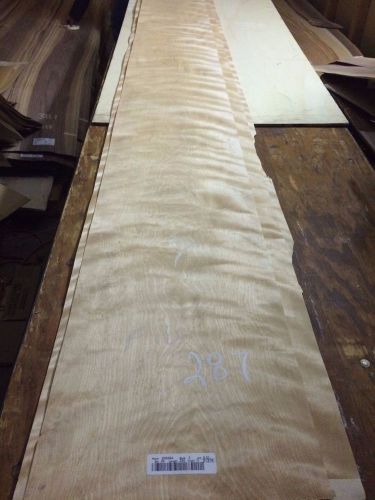 Wood  Birch figured  Veneer   99x13,15,16,16  total 4  pcs  RAW VENEER  N687.