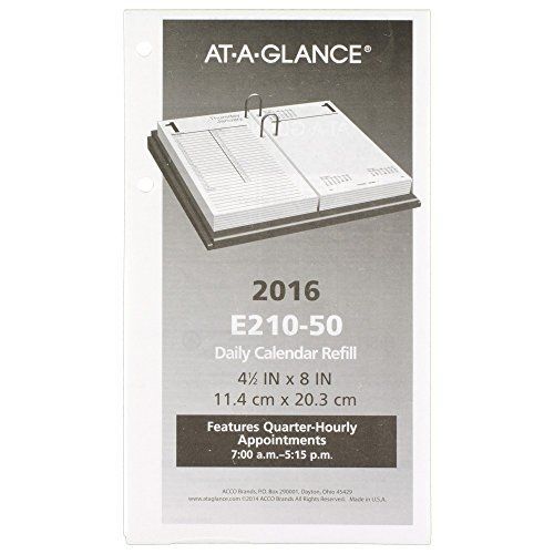 At-a-glance at-a-glance daily desk calendar 2016 refill, large, 12 months, 4.5 x for sale